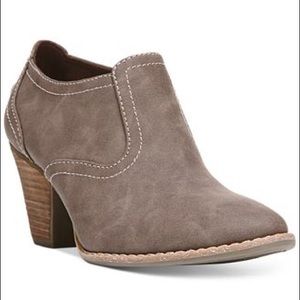 Brown faux leather Dr. Scholl’s Codi booties